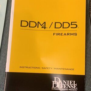 Daniel Defense DDM4 DD5 Operation & Safety Manual - Original OEM book